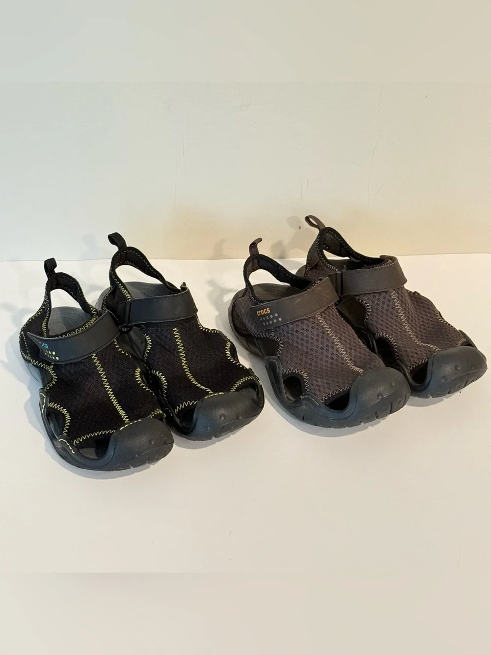 Crocs Swiftwater Deck Boating Water Outdoors Sandals Shoes Men’s Size 7 Black